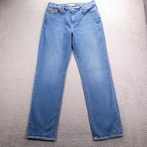 LEVIS 512 Jeans Size 14 Straight Leg Perfectly Slimming Medium Wash Denim